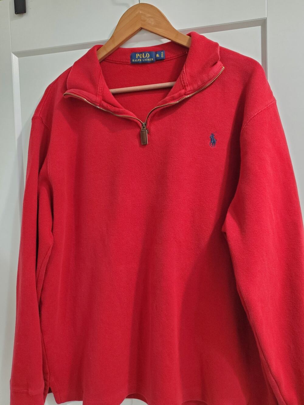 Ralph Lauren Quarter Zip Sweater Size XL